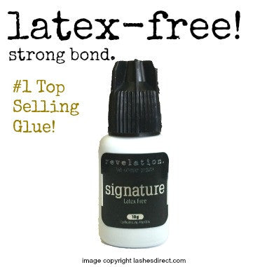 Signature latex free eyelash extension glue not uno plus, Revelation Signature Glue for eyelash extensions