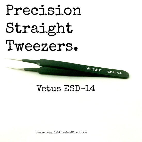 Vetus ESD-14 Eyelash Extension Tweezers