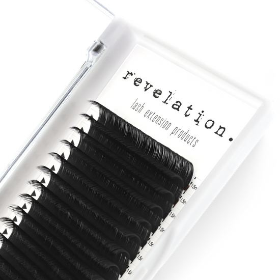 C Curl Synthetic Mink Eyelash Extension Lash Trays by Revelation.