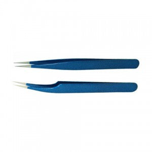 Eyelash Extension Removing Tweezers pair Blue